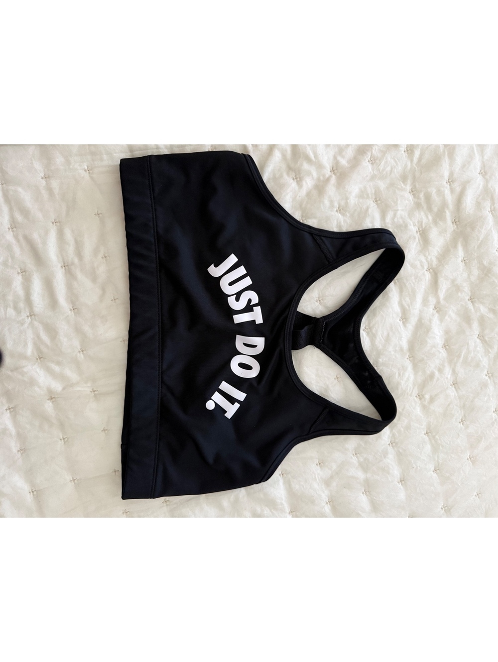 Nike Black 'Just Do It.' Sports Bra XL